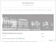 Tablet Screenshot of gradientflow.com
